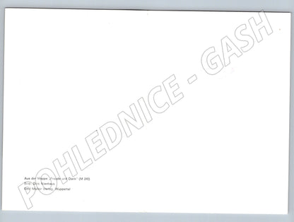 Pohlednice květina německý text (M11808)