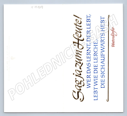 Pohlednice Narozeninové přání DDR (M11809)