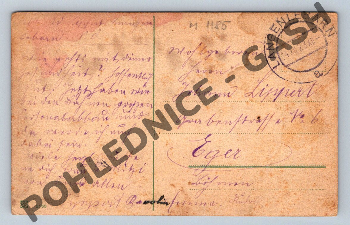 Pohlednice Rakousko 1923 – vánoční motiv (M1185)