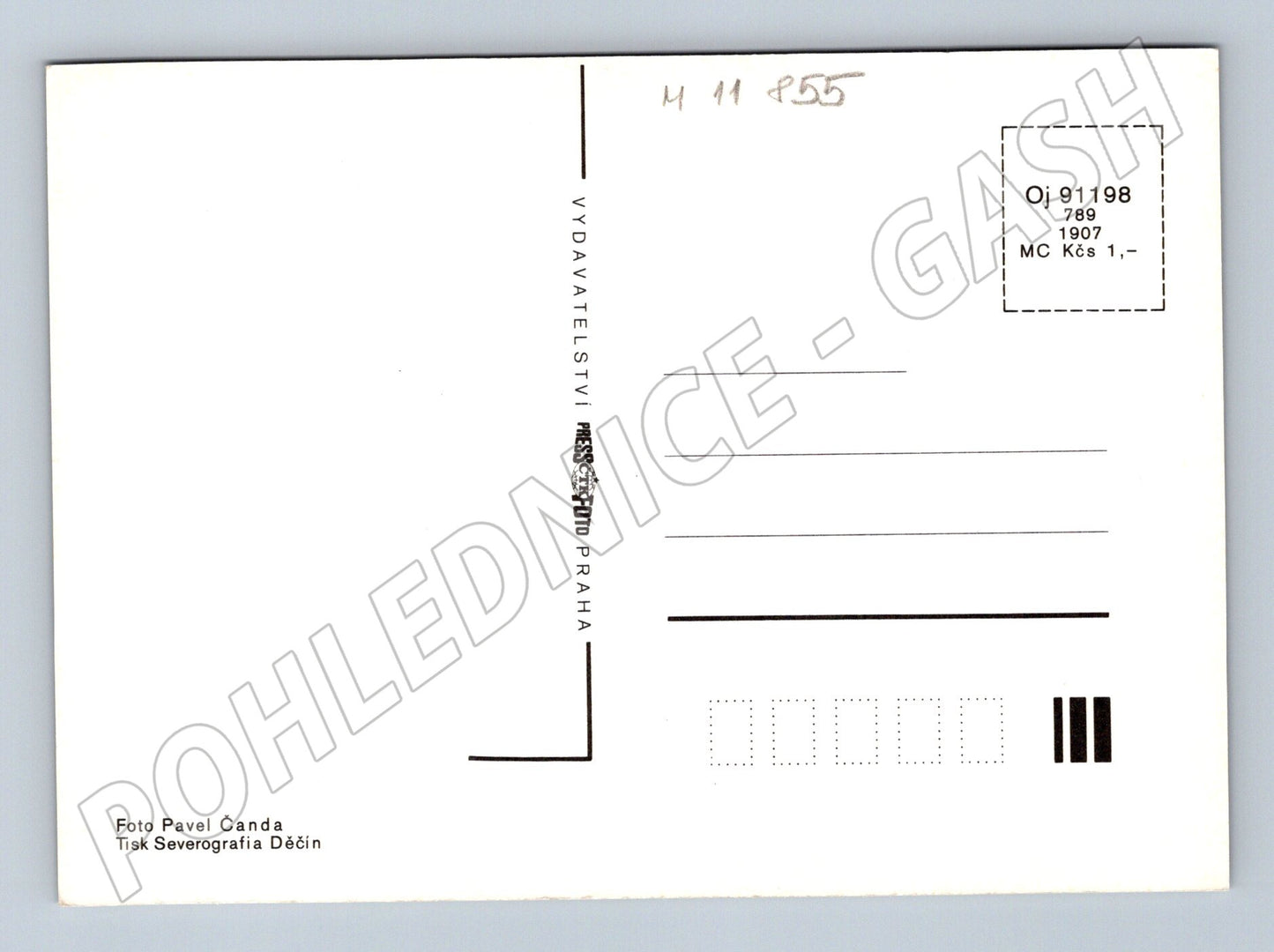 Pohlednice květinová pohlednice ČSSR (MDŽ M11855)