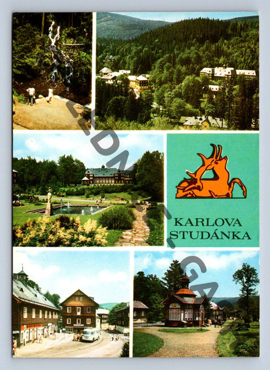 Pohlednice Karlova Studánka lázně Jeseníky (M119)