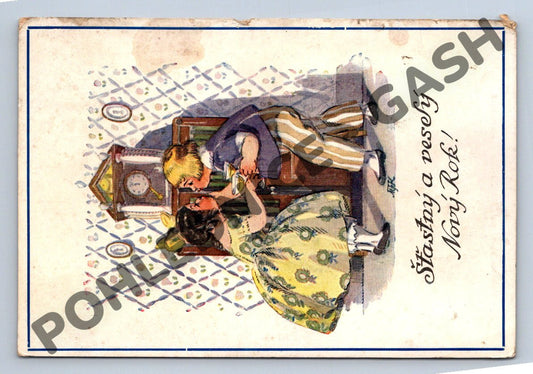 Pohlednice Máňa Fischerová-Kvěchová – PF 1935 (M1190)