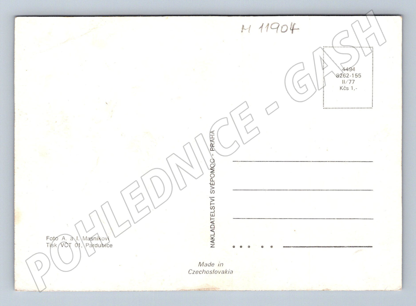 Pohlednice Československo 1977 (M11904)