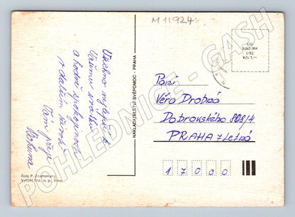 Pohlednice tři růže barevná (M11924)