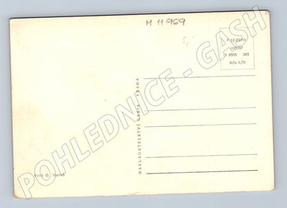 Pohlednice SRDEČNÉ PŘÁNÍ RŮŽE VE VÁZE (M11969)