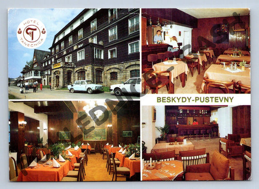 Pohlednice Beskydy Pustevny hotel Tanečnica (M120)