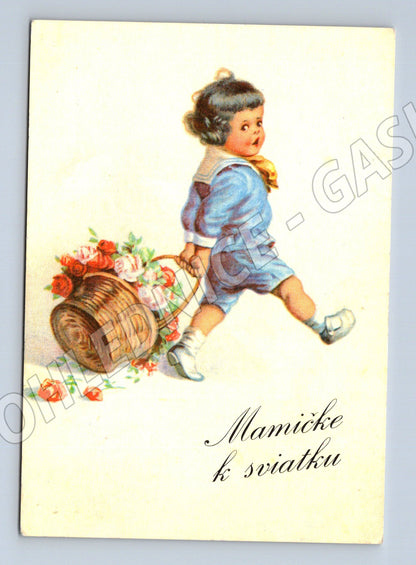 Pohlednice Mamičce k svátku (M12015)