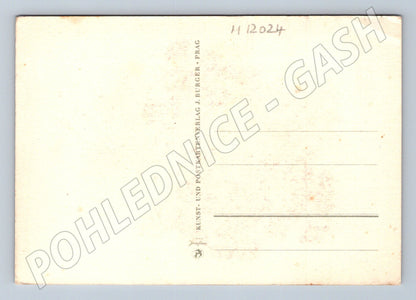Pohlednice Kytice prvosenek J. Burger (M12024)