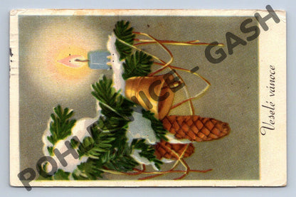 Pohlednice Československo – vánoční 1947/48 (M1206)