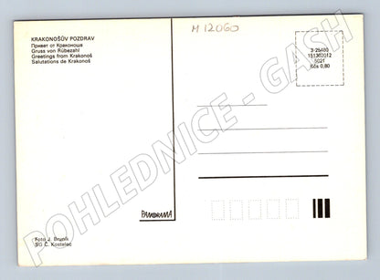 Pohlednice Krakonoš se psem – česká příroda (M12060)