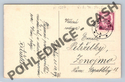 Pohlednice ČSR 1947 – vánoční motiv (M1207)