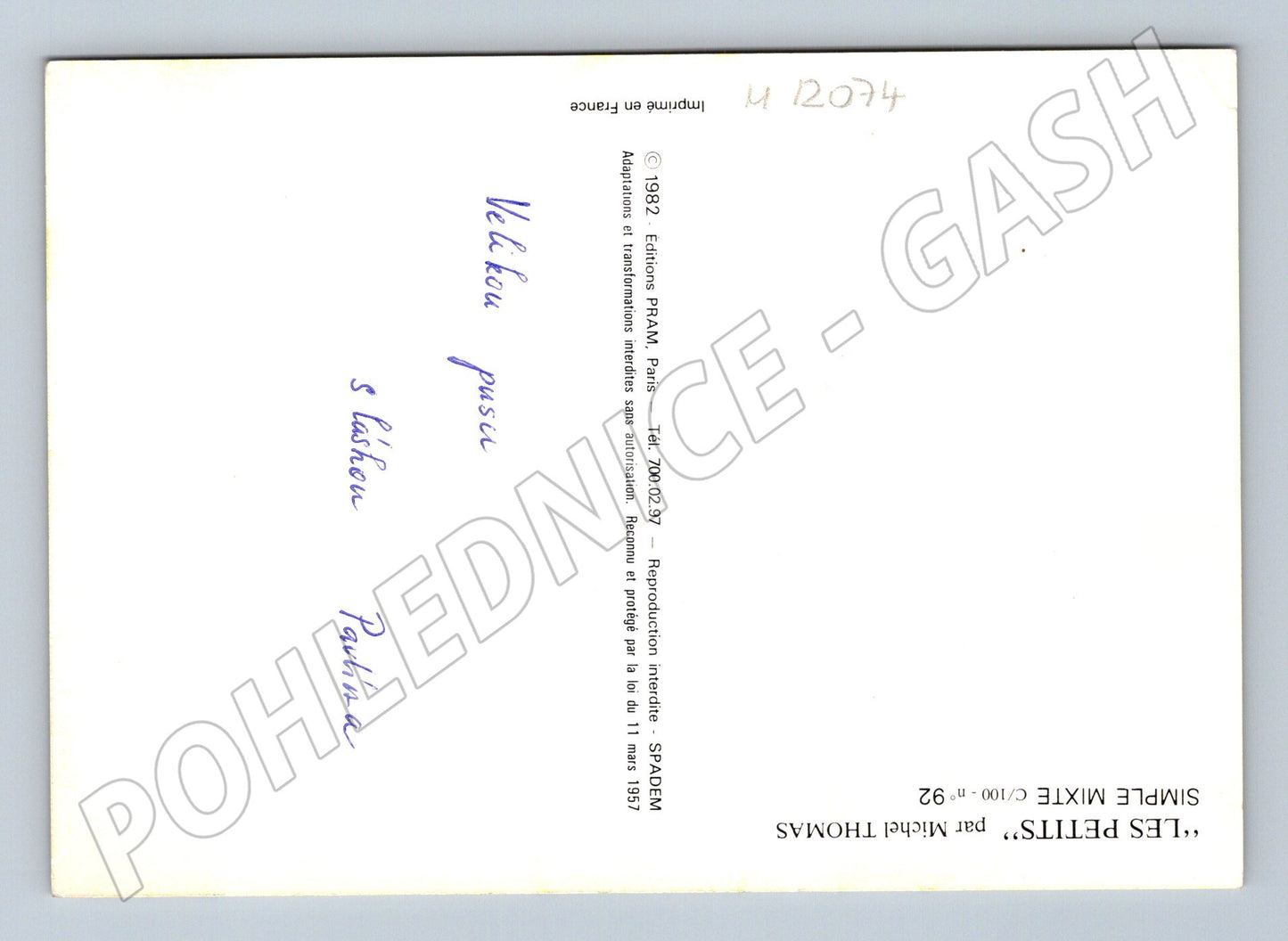 Pohlednice Michel Thomas Les Petits (M12074)