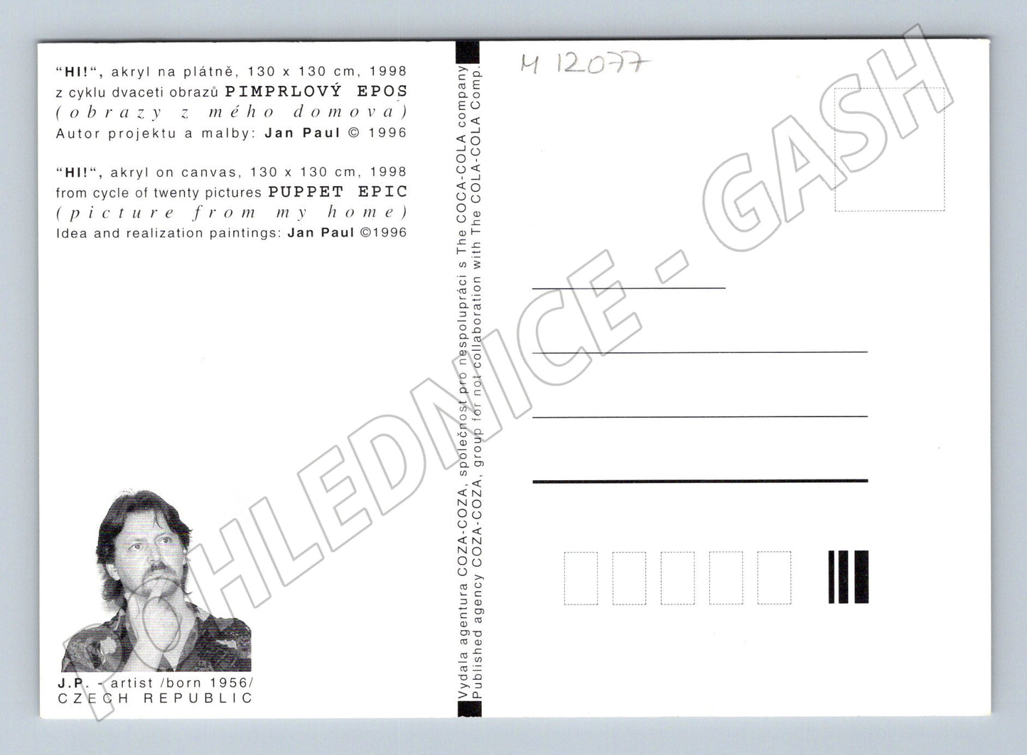 Pohlednice Jan Paul Umění 1998 (M12077)
