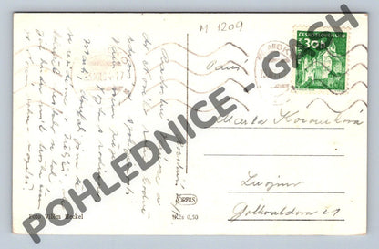 Pohlednice Radostné Vánoce – Vilém Heckel 1947 (M1209)