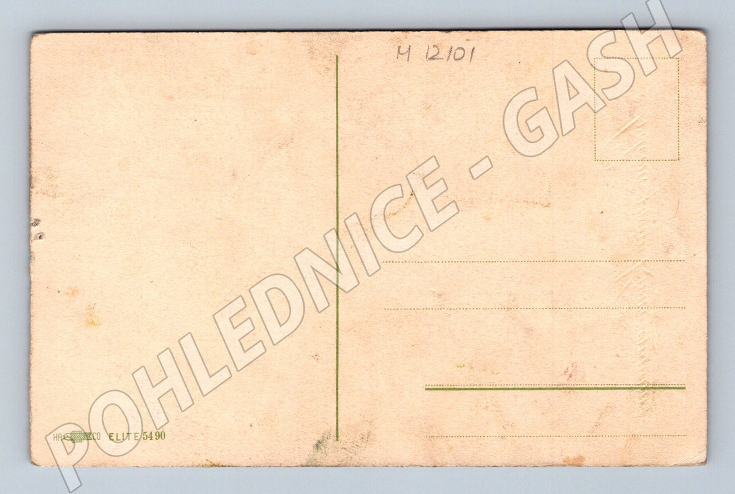 Pohlednice Staré přání k narozeninám květinové zátiší (M12101)