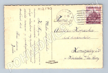 Pohlednice Bílé růže Srdečné přání (M12170)