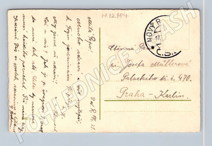 Pohlednice Srdečné přání 1914 ilustrovaná (M12184)