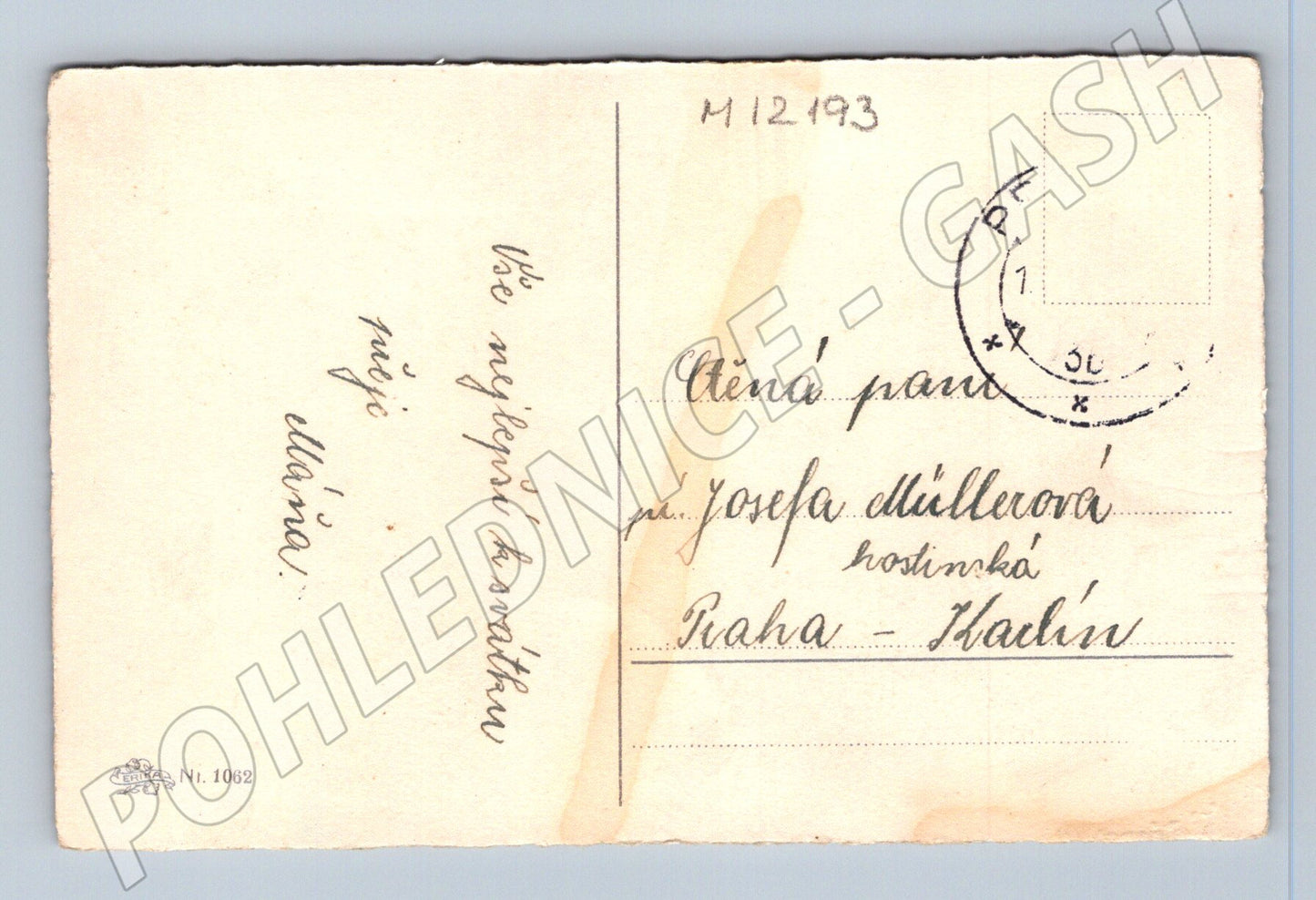 Pohlednice Květiny Srdečné blahopřání (M12193)