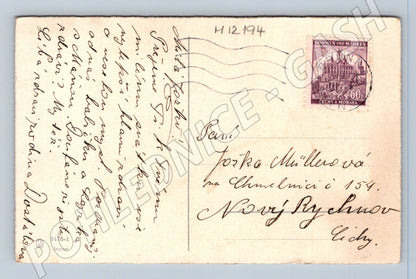 Pohlednice Srdečné blahopřání, květiny, Čechy a Morava (M12194)
