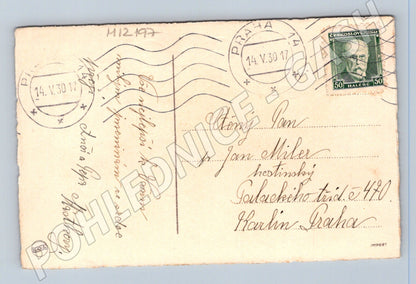 Pohlednice Starobylá ČSR 1930 Růže (M12197)