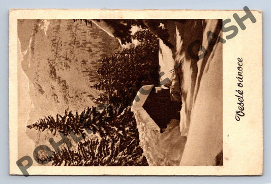 Pohlednice Československo 1949 – zimní motiv (M1223)