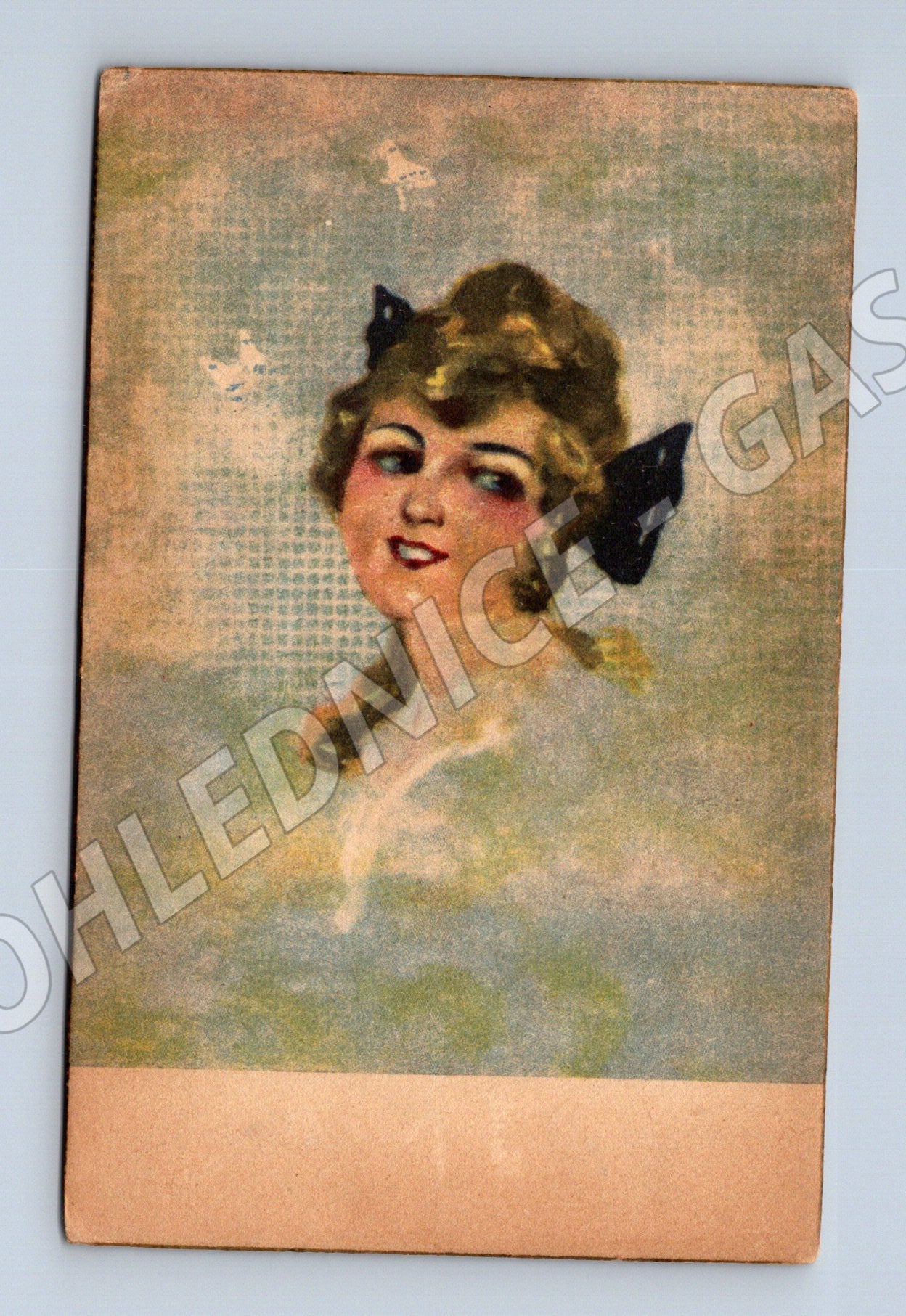 Pohlednice 1920 – portrét dámy (M12272)