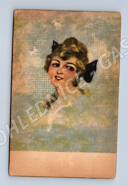 Pohlednice 1920 – portrét dámy (M12272)