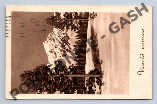 Pohlednice ČR – vánoční motiv 1945 (M1228)