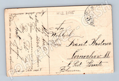 Pohlednice Květiny Čechy, poštovní razítko 1899 (M12295)