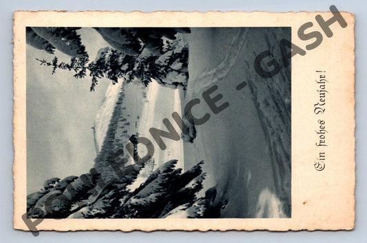 Pohlednice ČSR 1937 – Ein frohes Neujahr! (M1230)