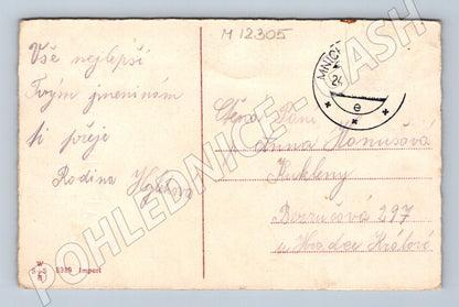 Pohlednice Květiny Jmeninová (M12305)
