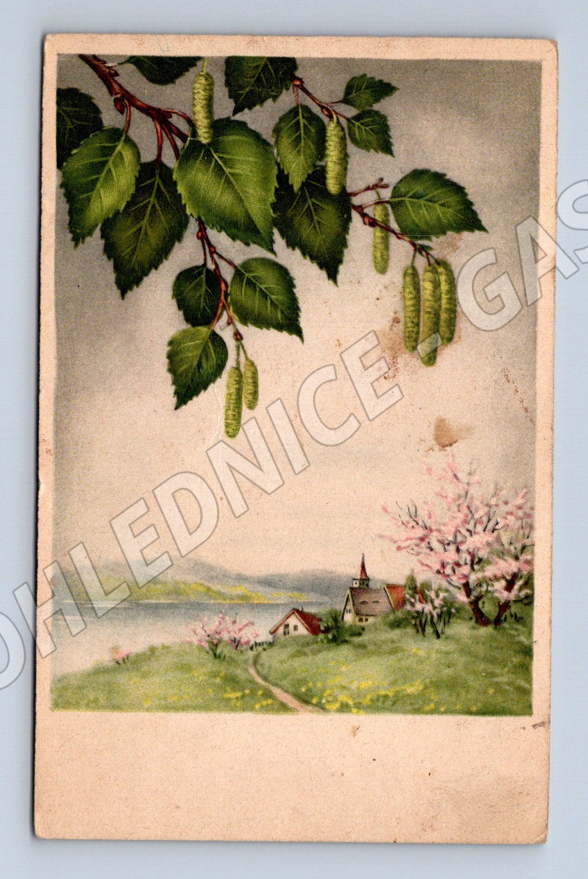 Pohlednice Venkovská ilustrace ČR (M12309)
