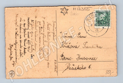 Pohlednice jmeniny Československo 1935 (M12355)