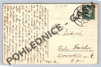Pohlednice Nový rok Československo 1937 (M1239)