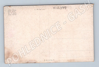 Pohlednice L. Winter – Jeho obraz, historická malba (M12399)