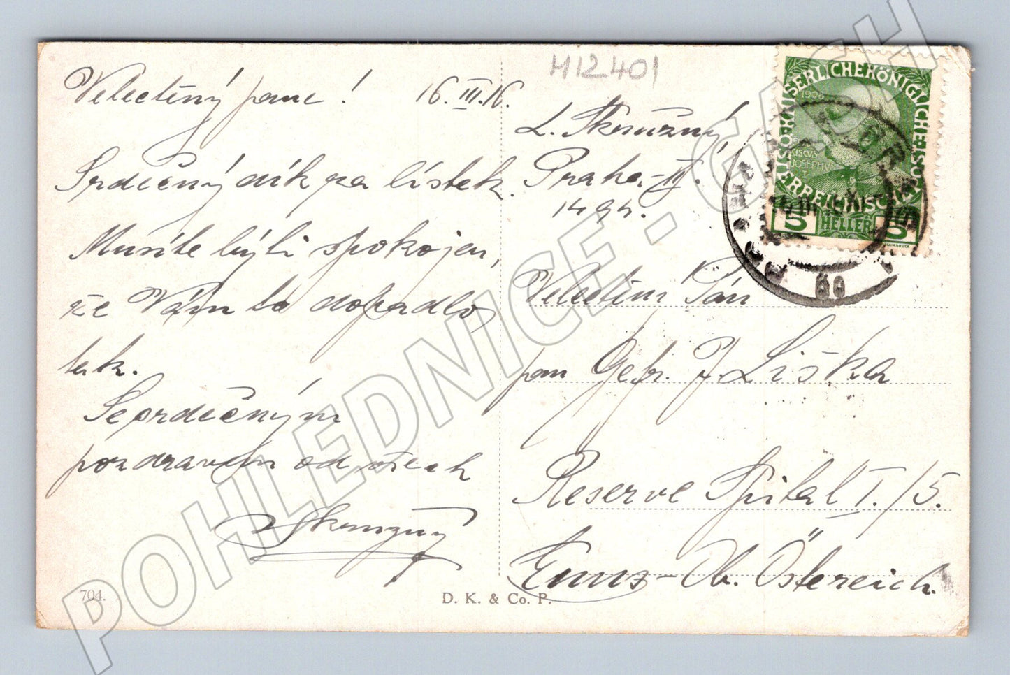 Pohlednice etnografie první polibek kroje (M12401)