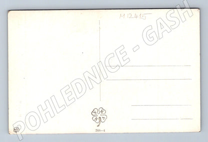 Pohlednice dívka s mákem, C. V. Amutich (M12415)