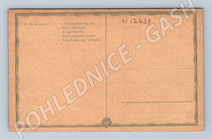 Pohlednice Krotitelka hadů (M12421)
