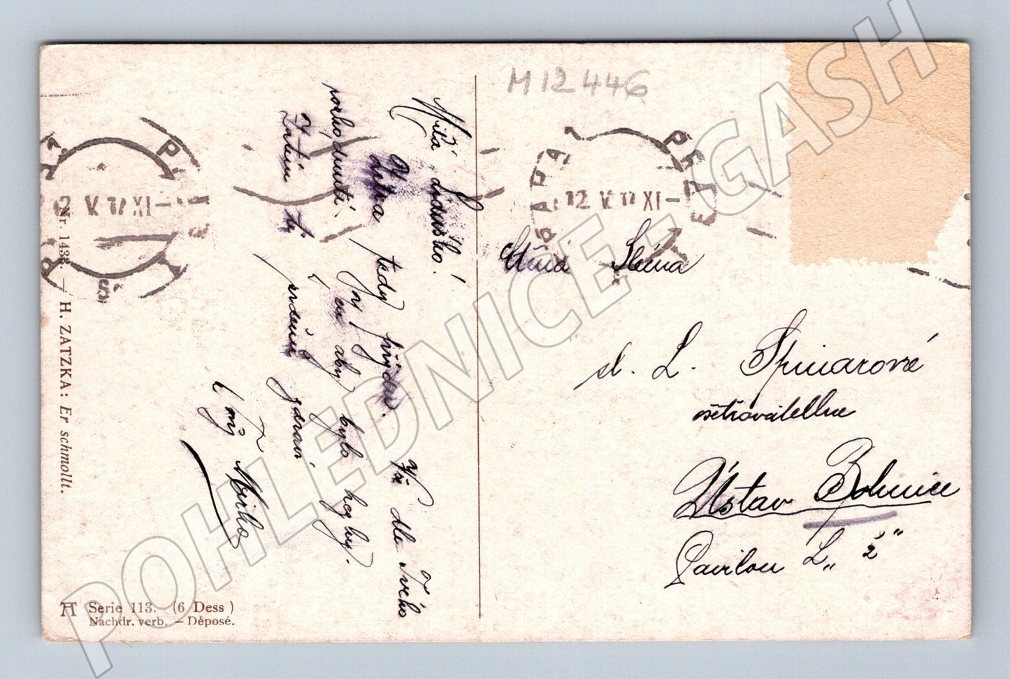 Pohlednice Secesní zahrada H. Zatzka (M12446)