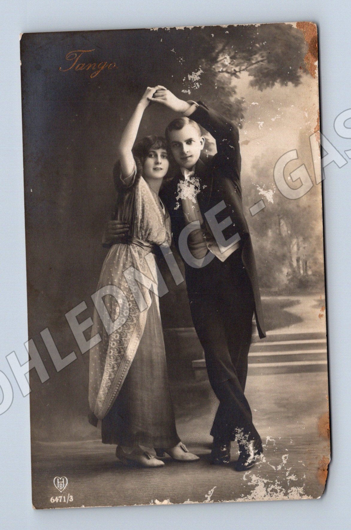 Pohlednice Tango taneční pár v kroji (M12459)