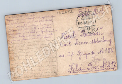 Pohlednice Portrét dívky Historická ručně kolorovaná (M12482)