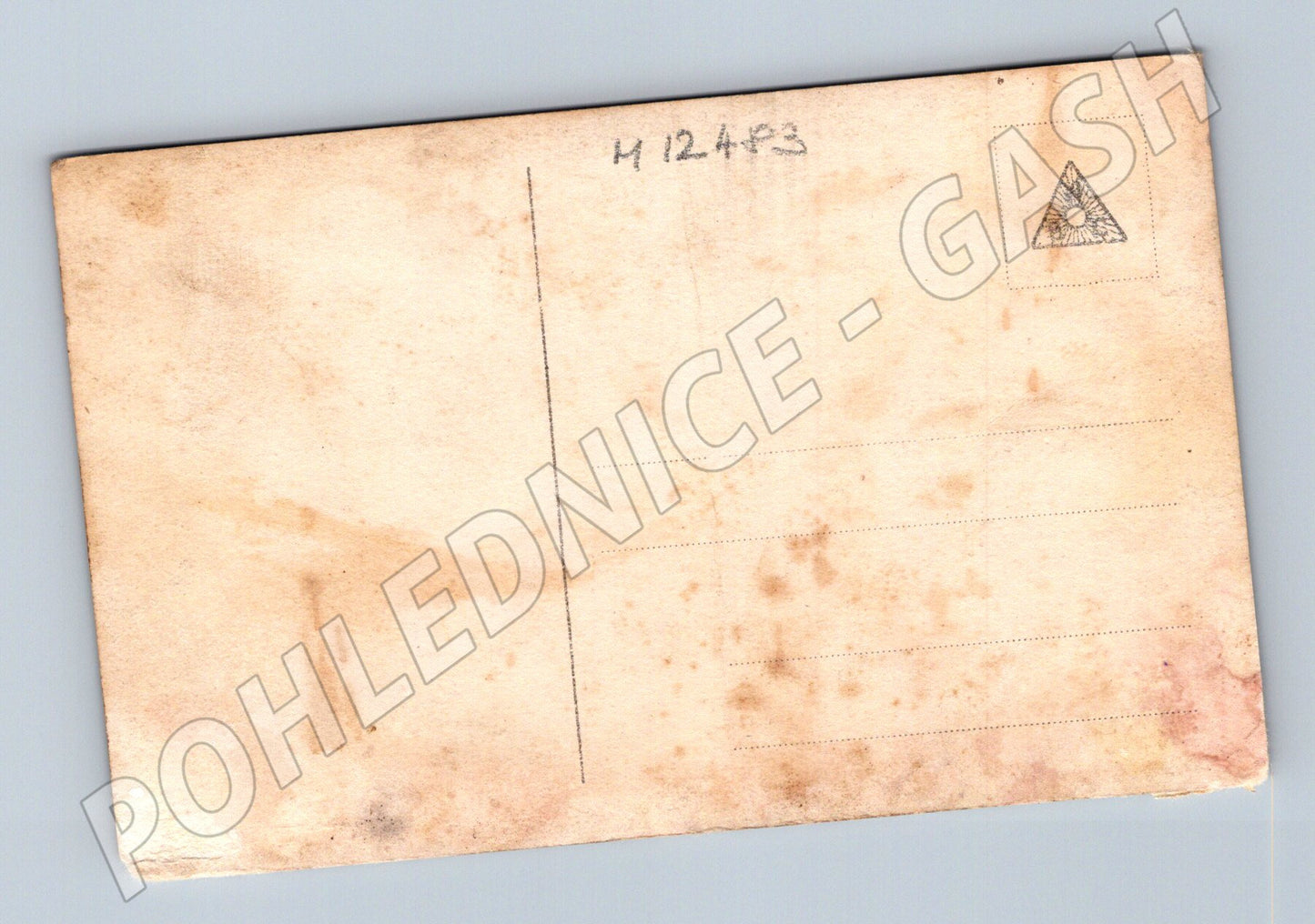 Pohlednice Portrét ženy s růží, sepia (M12483)