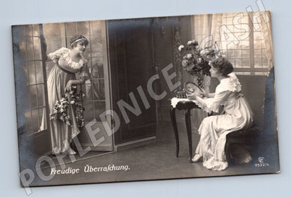 Pohlednice Freudige Überraschung Rakousko-Uhersko (M12493)