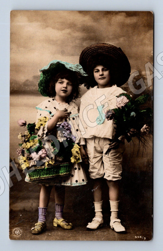 Pohlednice Děti v kostýmech, ČR (M12497)