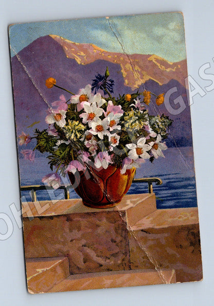 Pohlednice Květiny DĚLOSTŘELECTVO (M12518)