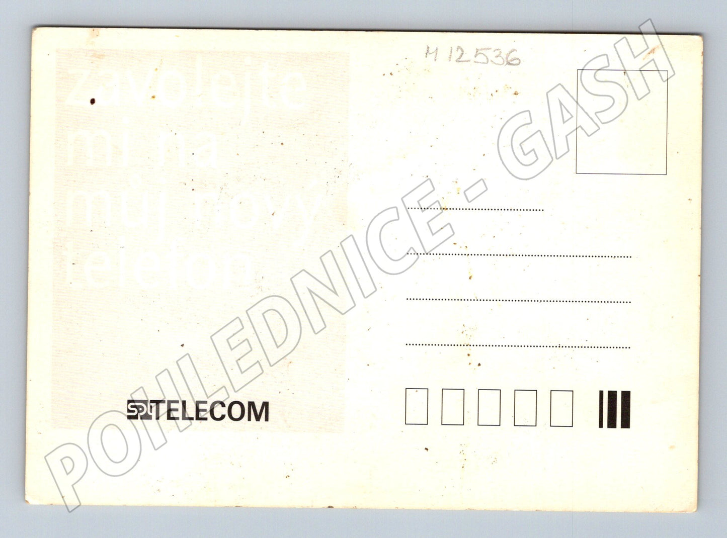 Pohlednice Vtipná Český Telecom jména, srdce (M12536)