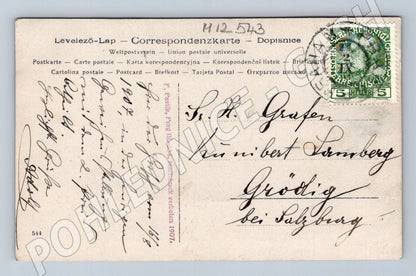 Pohlednice lovecká trofej – paroží (M12543)