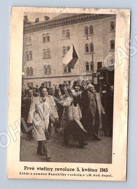 Pohlednice Pražské povstání 5. 5. 1945 (M12545)