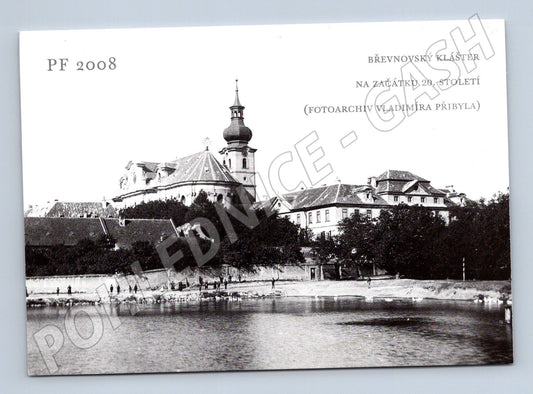 Pohlednice Břevnovský klášter začátek 20. století (M12549)