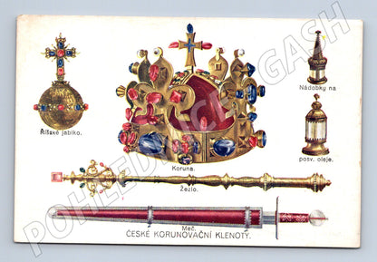 Pohlednice Praha České korunovační klenoty (M12563)